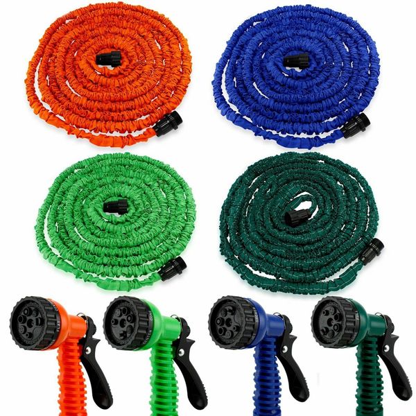 

15m expandable flexible water garden hose pipe watering spray gun for car wash cleaning irrigation system watering kit car clean water hose