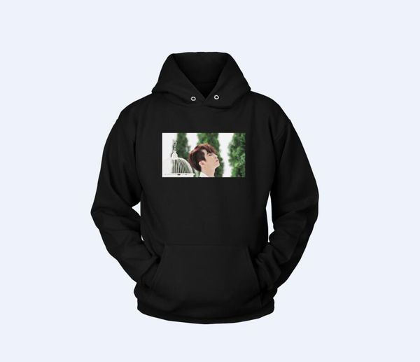 

new college wind solid color women's hoodies & sweatshirts, Black