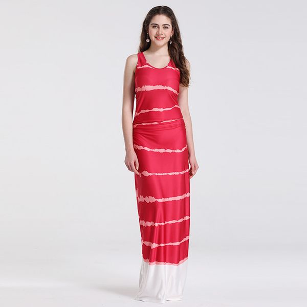 

womens party dress holiday sleeveless long maxi dress ladies summer beach slim sundress high waist elegant long vestido, Black;gray