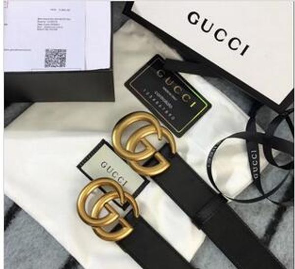 

men's leisure business luxury leather belt women's fashion letter g belt with original box 3.8 3.4 2.3, Silver