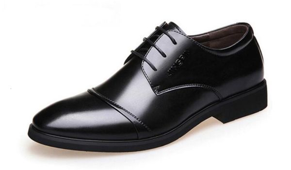 

plus size 38 48 leather concise men business dress pointy black shoes breathable formal wedding basic shoes male 2019 loafers, Red;white