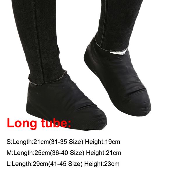 

1 pair rubber reusable latex waterproof rain shoes covers slip-resistant rain boot motorcycle bike overshoes shoes accessories, White;pink