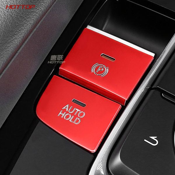 

aluminum alloy electronic hand brake cover sticker for 3 axela 2020