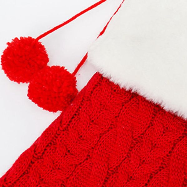 

afbc christmas stocking ornaments knitted wool thick socks l home christmas socks new year gifts for kids xmas tree ornament