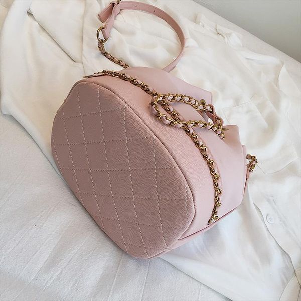 

famous brand crossbody bag for girl fashion designer chain women's messenger bags female bucket bag lady leather shoulder