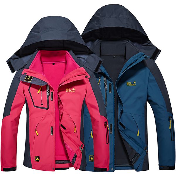 

l-8xl autumn men outdoor waterproof jacket camping hiking jackets hunting climbing windser rain fishing sport windbreaker, Blue;black