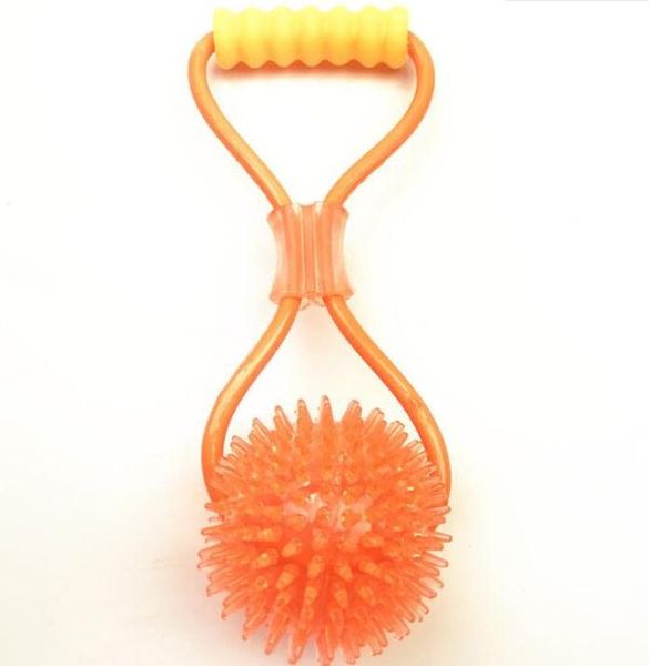 

pet toy interactive barbed ball with elastic pull rope ball molar dog toy increase the fun dog pet training supplies