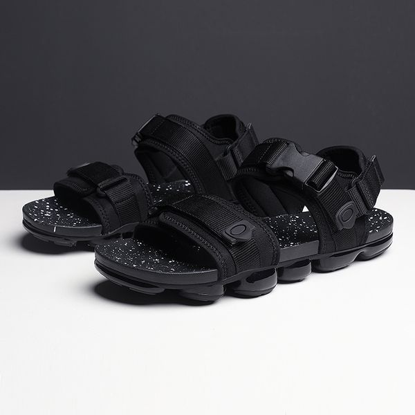 

2019 men summer casual leisure shoes lightweight open-toe outdoor running sandals full-palm-air loafers hiking open shoes t200420, Black