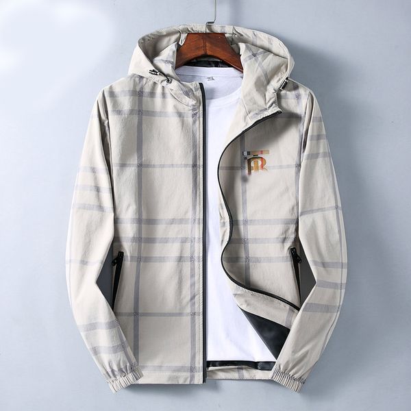 

2020 fashion jacket windbreaker long sleeve mens jackets hoodie clothing zipper with animal letter pattern plus size clothes m-3xl t1, Black;brown