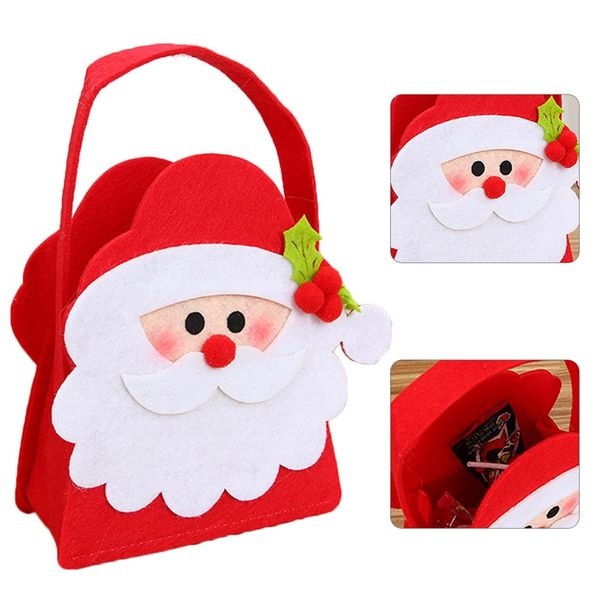 

2019 creative christmas gift bag merry christmas gift santa claus reindeer snowman gifts candy bag xmas home decor