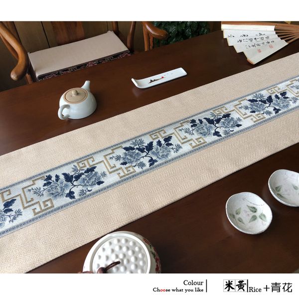 

new chinese-style zen tea table table table runner chinese-style fabric tea tea flag tv cabinet coffee tablecloth sets