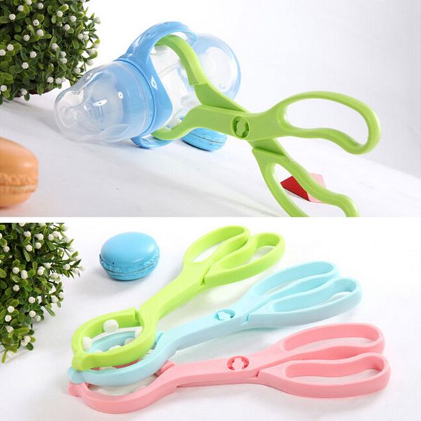 

1pcs multifunction baby water drink bottle clip nipple clamp slip clean tweezers temperature safety children bottle holder clip