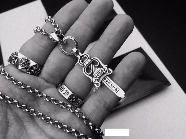 

fashion brand ch designer sword necklace sweater chain for lady design man and women party wedding lovers gift luxury hip hop jewelry, Silver