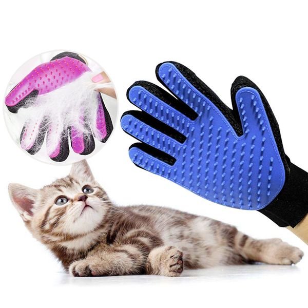 

pet dog accessories grooming glove cat hair deshedding brush comb glove cleaning massage glove hair removal mitts cat accessoies