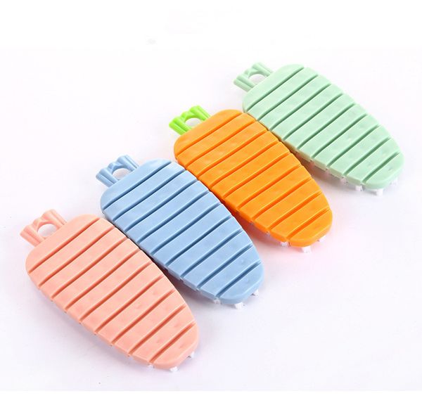 

1pc cooking concepts kitchen cute radish shape fruit and vegetable potato brush veggie scrubber cleaning tools ok 0795