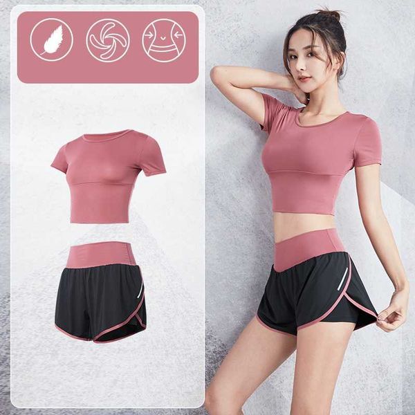 

running sets womens suit summer sportswear set 2-3 pcs female crop high waist yoga leggings training fitness clothes, Black;blue