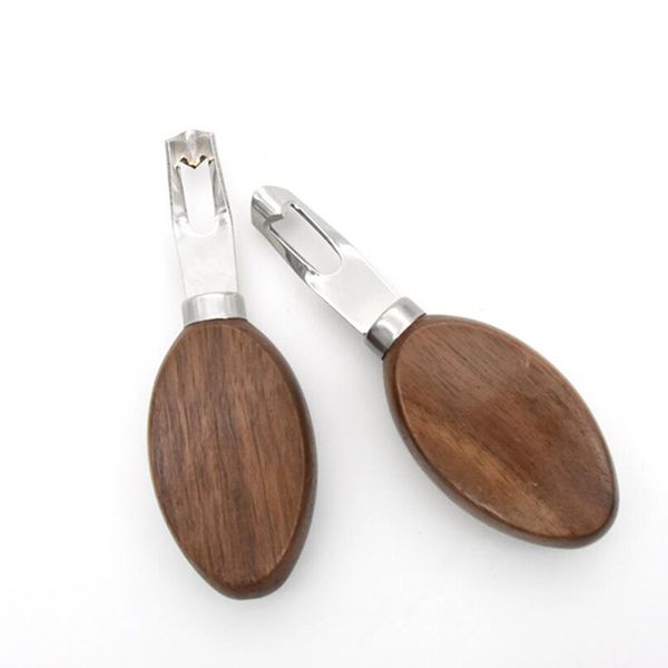 

stainless steel kitchen fruit and vegetable peeler non-slip wooden handle grater kitchen gadget