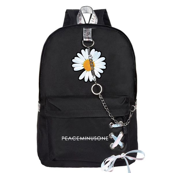 

g-dragon daisy pmo рюкзак цепь талреп школа обратно вышивка peaceminusone