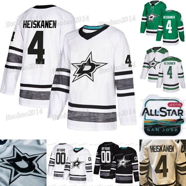 

2019 All Star Stars Jamie Benn Tyler Seguin Miro Heiskanen Ben Bishop Alexander Radulov John Klingberg Stephen Johns Hockey Jerseys