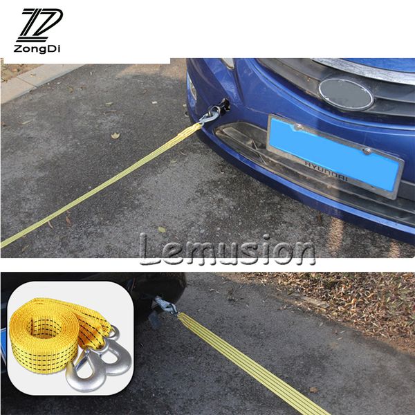 

1x car trailer rope 3 tons 3 meters for mazda 6 cx-5 suzuki grand vitara sx4 mitsubishi asx lancer 10 outlander pajero 2017