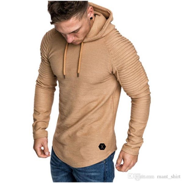 

mens hoodie hip hop m-3xl sell new autumn fashion mens casual hoodies men solid color o-neck hooded sling sweatshirt, Black