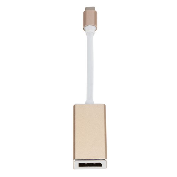 USB 3.1 Tipo C Para DP MINI DP Tipo-C Para DP cabo adaptador para o Macbook Chromnook 100PCS / LOT