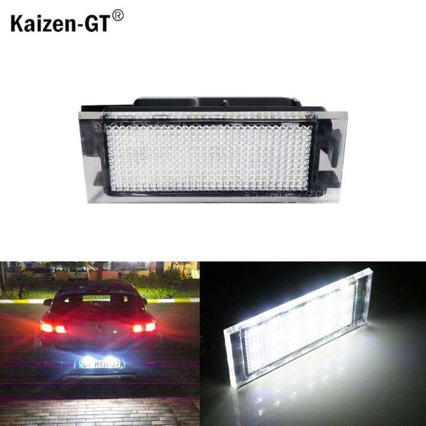 

1pc car led white number license plate lights for megane 2 clio laguna 2 megane 3 twingo master vel satis movano