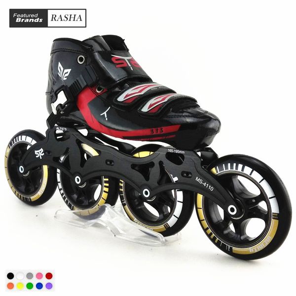 

speedskates sts roller skating handmade inline speed skat skating shoes roller skates patins de 4 rodas 8 color