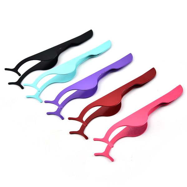 

makeup tools false eyelash tweezers fake eye lash applicator eyelash extension curler nipper auxiliary clip clamp
