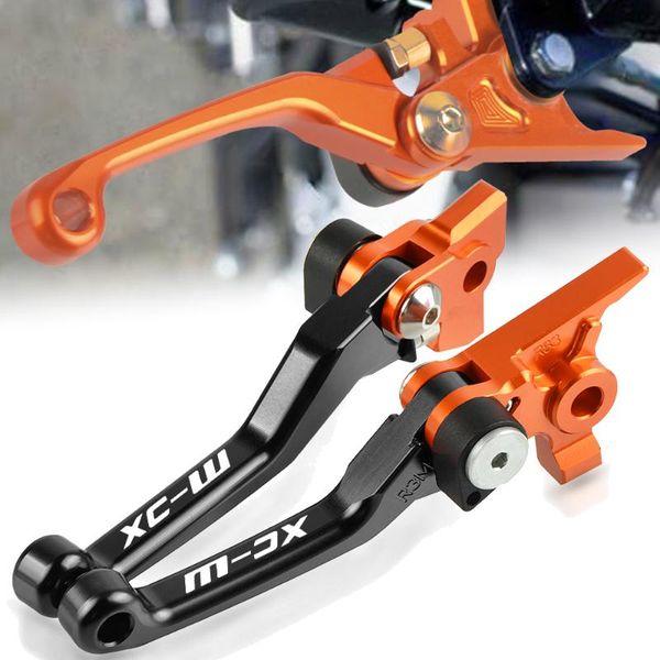 

motorcycle 125xc-w dirtbike dirt pit bike motocross pivot brake clutch levers for 125 xc-w 2005-2008 2007 2006 2009-2013 12