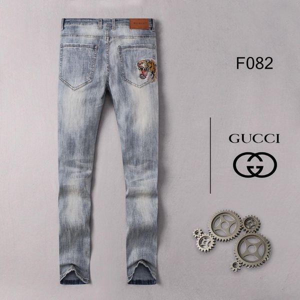 

2019 new men's jeans 20#, Blue