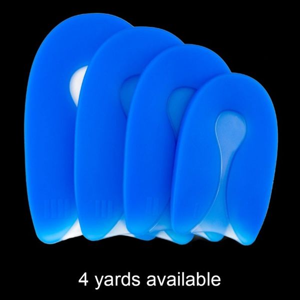 

1 pair u-shaped washable silicone shoe insole heel protector plantar practical bursitis spur pain relief care cushion heel pads