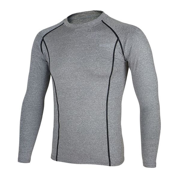 

cuzaekii мужская сжатия tight fit велоспорт базовый слой mtb велосипед с длинным рукавом спортивная одежда спортивная одежда, Black