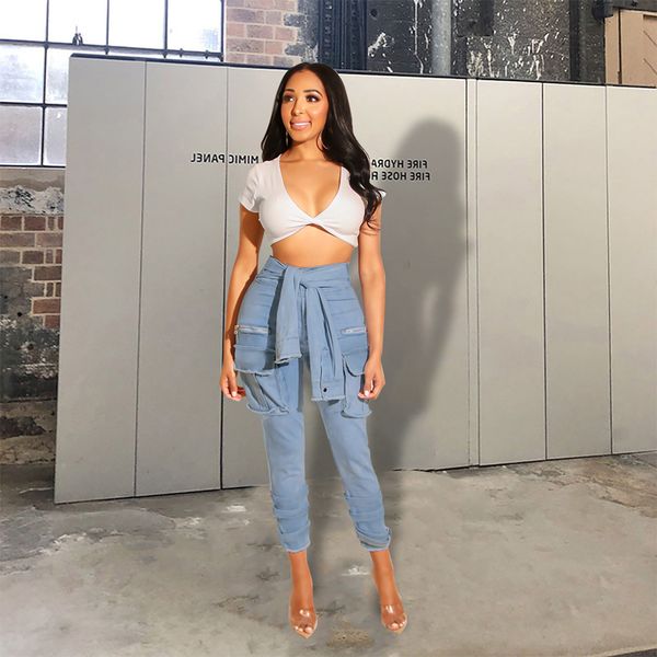 

boyfriend hole ripped jeans women pants cool denim vintage straight jeans for women high waist casual pants female slim, Blue