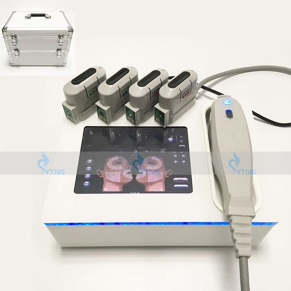 5 teste Hifu Face Lifting Skin Tightening Machine Corpo macchina dimagrante per la perdita di peso Attrezzatura di bellezza per il sollevamento della pelle