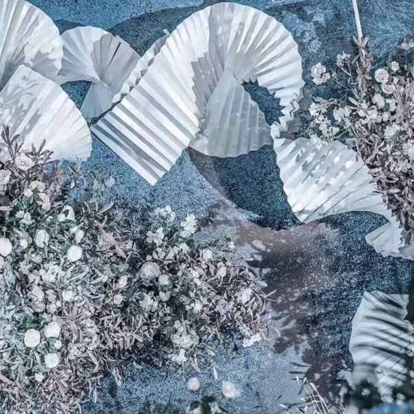 

diy красочного гофрированной бумаги дома свадебного декор реквизит творческих складное украшение бумага вечеринка этап фон декоративных аксе