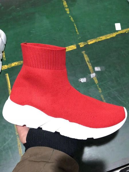 

low price designer men women speed trainer fashion sock shoes black white blue glitter flat mens trainers runner sneakers size 36-44