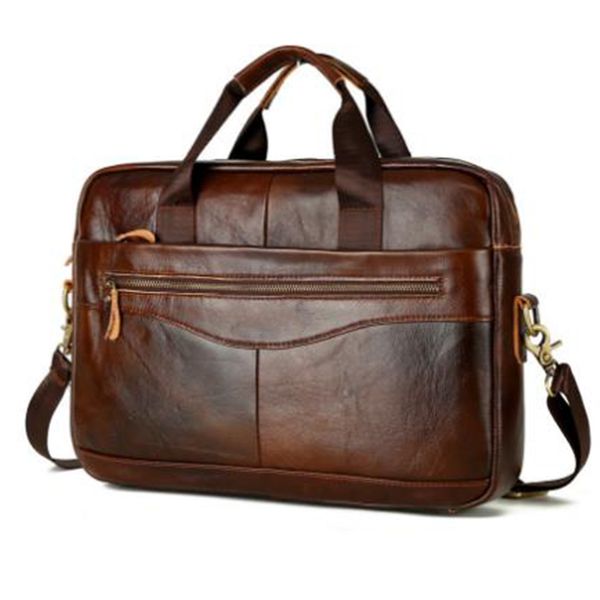 

artificial leather portable business case square work handbag storage zipper large capacity multifunction solid men briefcase