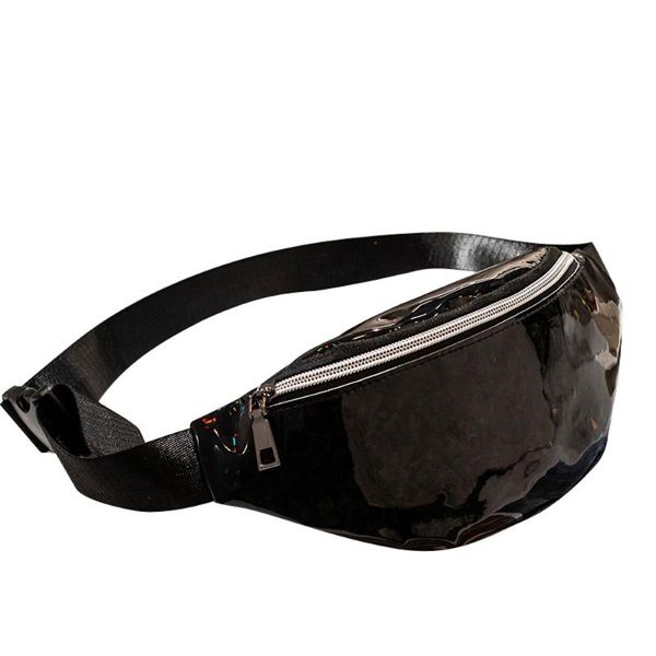 

women's laser chest waist bag fashion waist belt bag multi-function sport chest teenager girls #lr1