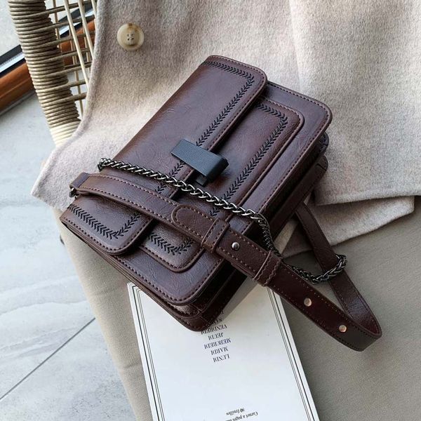 

female vintage crossbody bags for women 2020 leather handbag sling sac a main ladies hand shoulder messenger bag