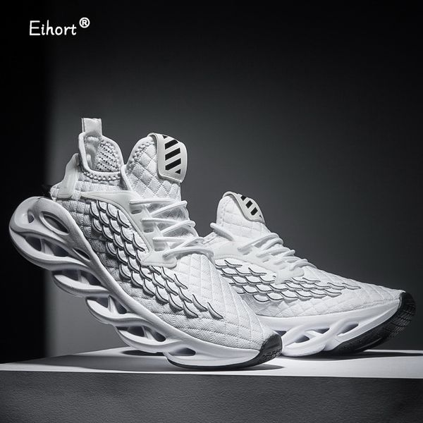 

eihort 2020 breathable men's sneakers 46 sports training running shoes comfortable flying woven tennis sports shoes casual