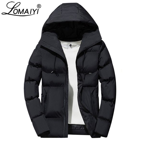 

lomaiyi men's winter jacket men thick warm korea coat mens casual cotton-padded parka homme windbreakers male clothes 2020 bm285, Tan;black