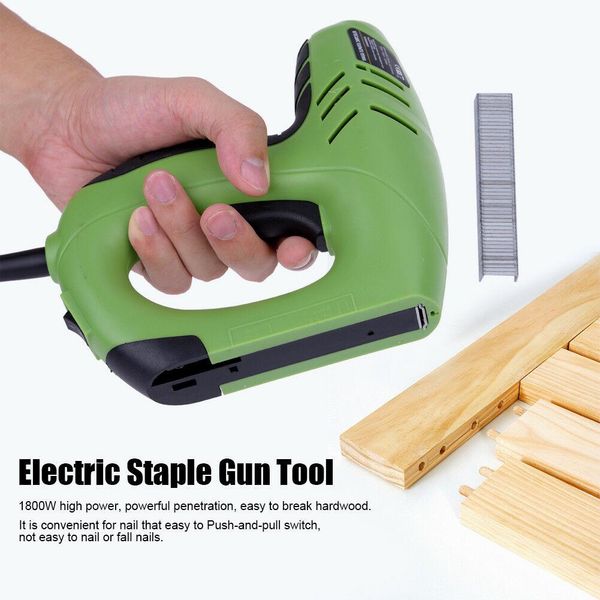 

akdsteel 220v 1800w electric staple mashine straight nail 10-14mm/u nail 6-14mm woodworking