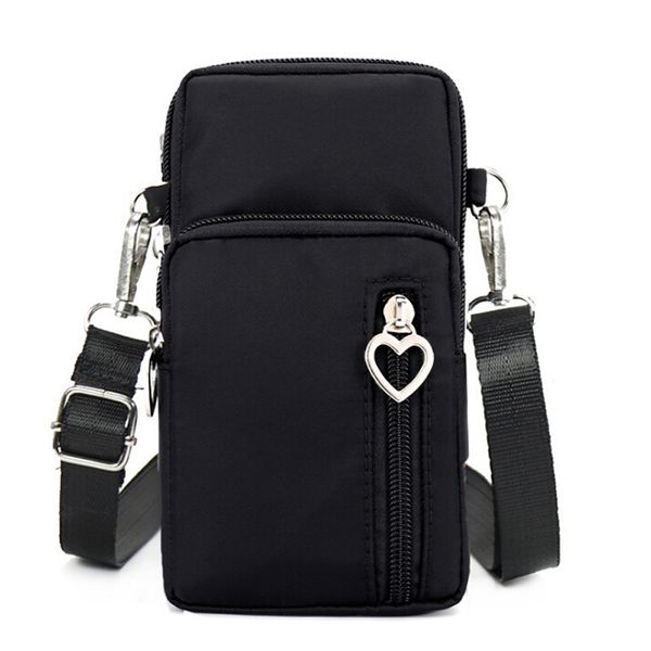 

3colors crossbody мешки плеча женщин способ спорта площадь сумка мини сотовый телефон чехол