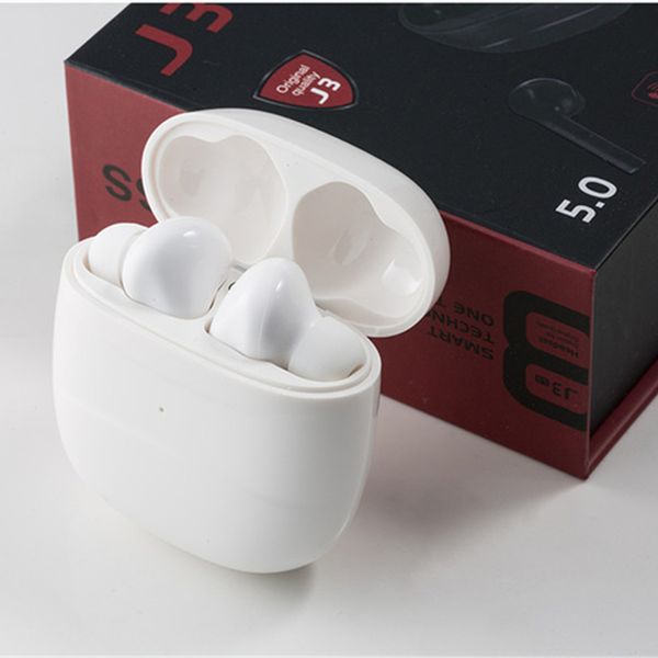 

j3 tws 1:1 clone air bluetooth wireless headset stereo earbud headphones pk i90000 i12 podzs2