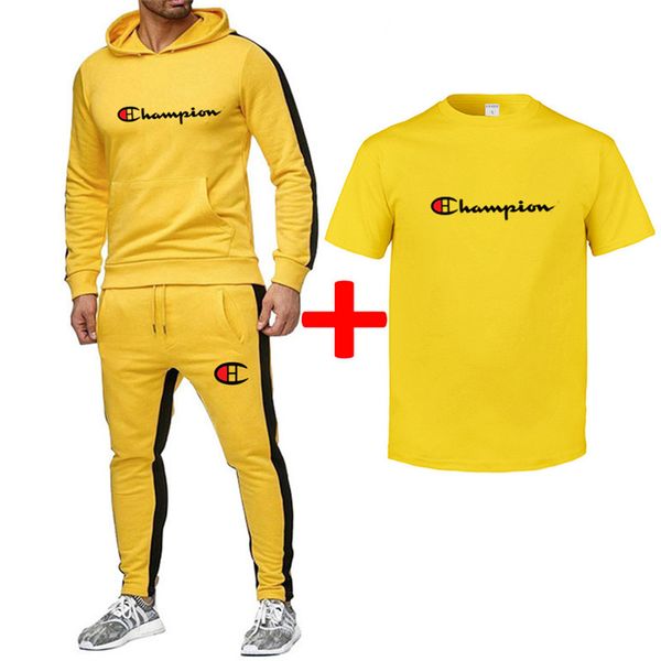yellow champion sweatsuit