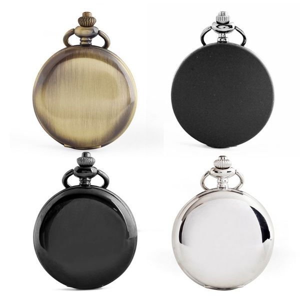 

charm women men quartz pocket watch with chain vintage gifts jewelry pendant new, Slivery;golden