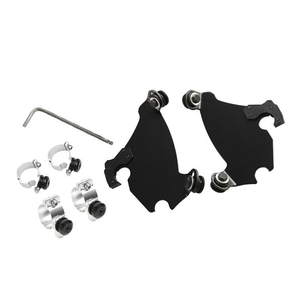 

49mm fork bracket headlight fairing trigger lock mount kit for harley xl1200 xl883
