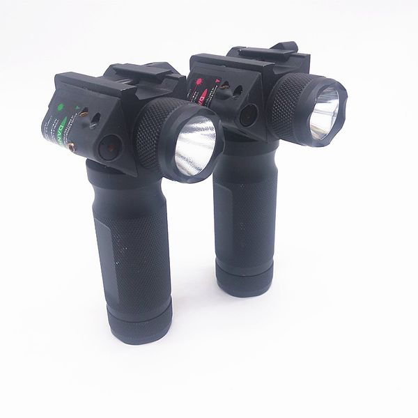 

compact flashlight and laser sight scope combo 2 in 1 tactical hunting red / green laser sight quick release flashlight