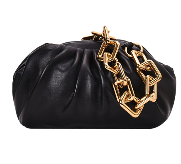 

элегантная женщина мягкая сумка crossbody 2019 кожа зима новое качество женщин конструктор сумки урожай цепи плеча сумка